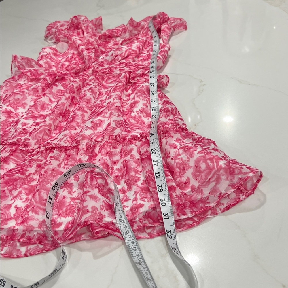 AQUA FLORAL RUFFLE TRIM MINI DRESS
Size XSmall - Picture 12 of 13